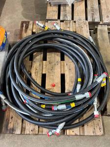 lot 481 image: Hydraulic Hoses with Fittings