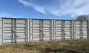 lot 100 image: CFGU40464062025 40HC Shipping Container, single trip, multiple side doors