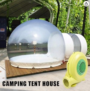 lot 32 image: 10ft Bubble Dome Bounce House with Blower