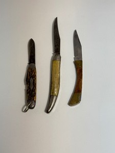 lot 3 image: Vintage Pocket Knives