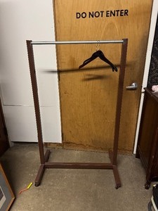 lot 30 image: Clothing Rack on Wheels