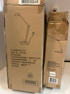 lot 55 image: Two Desk Lamps