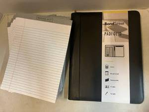 lot 27 image: Padfolio and Writing Pads