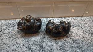 lot 27 image: Pair of 3.5 Ceramic Bear Figurines from Denmark