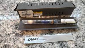 lot 149 image: Lamy Vista Fountain Pen with Box and Warranty Policy