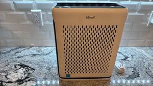 lot 151 image: Levoit Vital 100S Smart True HEPA Air Purifier with Power Adapter