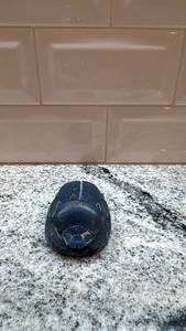 lot 198 image: Egyptian Carved Stone Scarab Paperweight, 3.5 in x 1 in