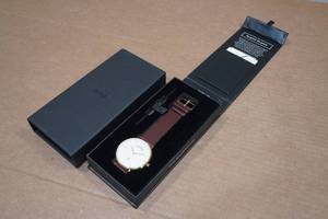 lot 17 image: Arvo Awristacrat Watch with Leather Band 40mm