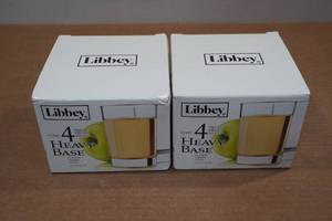 lot 27 image: Libbey 8 Piece Heavy Base 5.5 Glasses