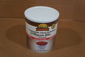 lot 156 image: Auguson Farms Vegetarian Meat Substitute Bacon Bits - 192 Servings