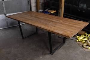 lot 65 image: Wood Top Commercial Table