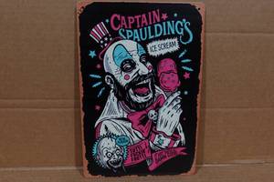 lot 110 image: Novelty Metal Sign - Captain Spauldings