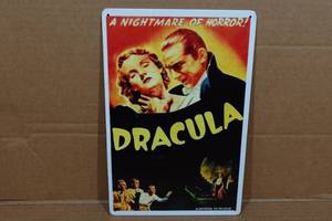 lot 111 image: Novelty Metal Sign - Dracula