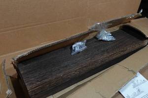 lot 120 image: Set of Two Floating Shelves - 5.5x24 - Mocha