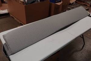 lot 122 image: King Headboard Wedge Pillow - Gray