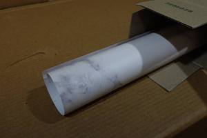 lot 135 image: Faux Marble Contact Paper -30x120