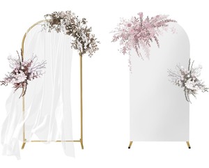 lot 119 image: Gold Back Drop Photo Stand