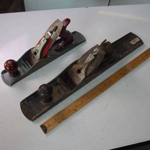 lot 62 image: Vintage Hand Planes - 2 large ones in good conditon