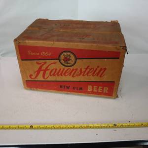 lot 139 image: Vintage Returnable Beer Case for Hauenstein