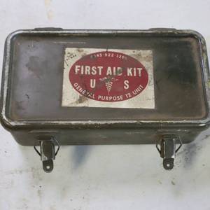 lot 167 image: Vintage First Aid Kit