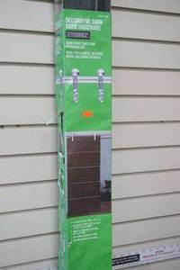 lot 4 image: Everbilt Barn Door Track and Hardware Kit