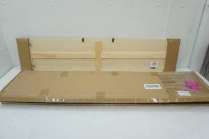 lot 13 image: ArtMinds Wood Plaque Hangings (2 per box) 4 ft by 10 in each