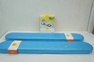 lot 36 image: (2ct) Foam Floats 45x7x2.5 & (1ct) Hammock Pool Float