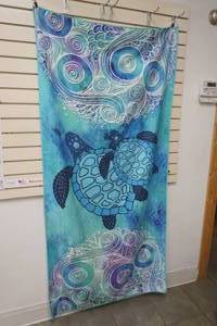 lot 179 image: Sea Turtle Double Sided Tapestry