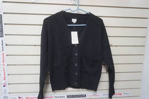 lot 212 image: A New Day Size Small Black Cardigan Sweater
