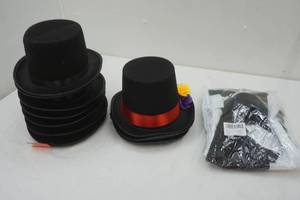 lot 219 image: Mens Halloween Costume and Top Hats