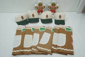 lot 226 image: Gingerbread Aprons, Gingerbread Hats, Gingerbread Tins