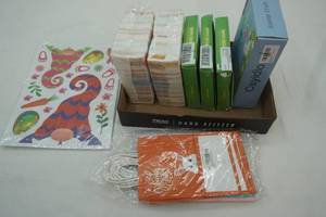 lot 238 image: Easter Gnome Window Clings, Napkins, Crafts and Games