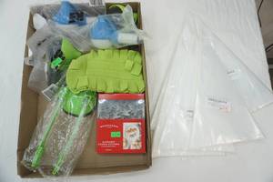 lot 246 image: Kitchen Lot Pastry Bags, Alphabet Cookie Cutters