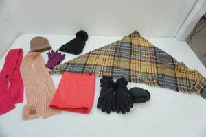 lot 296 image: Hats, Gloves, Scarves, Ear Muffs (ALL NEW)