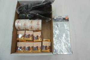 lot 297 image: Halloween Nail Polish Kits, Fall Gnome Stickers, Costume Wigs, Treat Bags