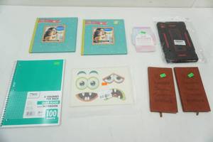 lot 316 image: Notebooks, Face Stickers, Hello Kitty Note Cards