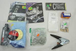 lot 347 image: Auto Decals, Buffing Kit, and other hardware