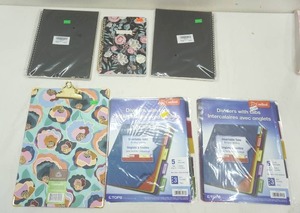 lot 392 image: Spiral Bound Notebook Lot
