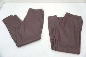 lot 421 image: red pleather xl 2ct