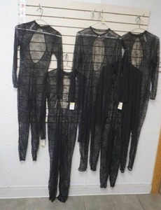lot 407 image: Womens Black Lace Suits (5ct) Auden Sizes S-XXL
