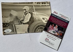 lot 86 image: Al Unser Signed Photo with JSA COA - Racing
