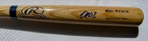 lot 89 image: Delmon Young Signed Ratling Adirondak Pro Big Stick Baseball Bat