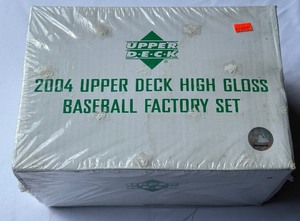 lot 7 image: 2004 Upper Deck MLB High Gloss Facotry Set New in Box Factory Sealed - RARE