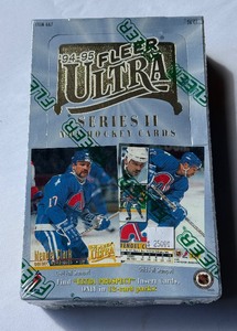 lot 44 image: 1994-95 Fleer Ultra Series II NHL Hockey Card Factory Sealed 36 Pack Box