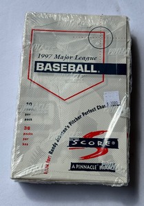 lot 62 image: 1997 Score Pinnacle Baseball 36 Pack Box