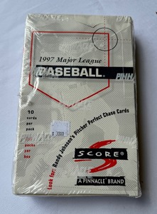 lot 66 image: 1997 Score Pinnacle Baseball 36 Pack Box