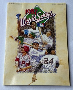 lot 117 image: 1987 World Series Baseball Program Minnesota Twins