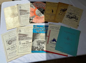 lot 125 image: Lot of Various Vintage Publications - Racing, Polo, Military Show, Chicago Stadium Review, Fair Grounds,and More - 1930s
