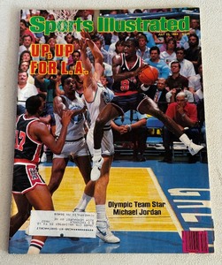 lot 135 image: Michael Jordan 1984 Sports Illustrated Magazine Team USA Olympic Basketball