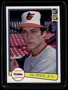 lot 27A image: Cal Ripken Jr. RC 1982 Donruss #405 Vintage Rookie Baseball Card